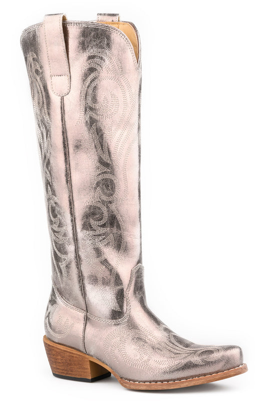 Roper Womens Roper Ankle Zip Ryder Metallic Boots