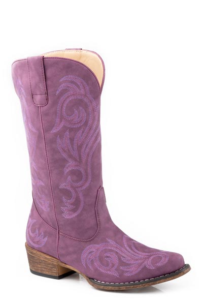 Roper Womens 12inch Western With All Over Embroidery