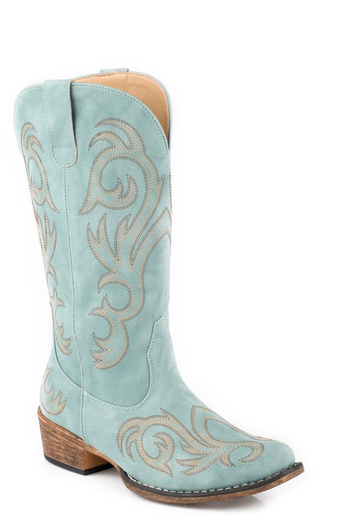 Roper Womens 12inch Western With All Over Embroidery