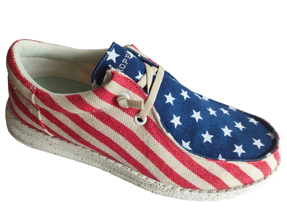 Roper Womens Upper All-over Flag Design