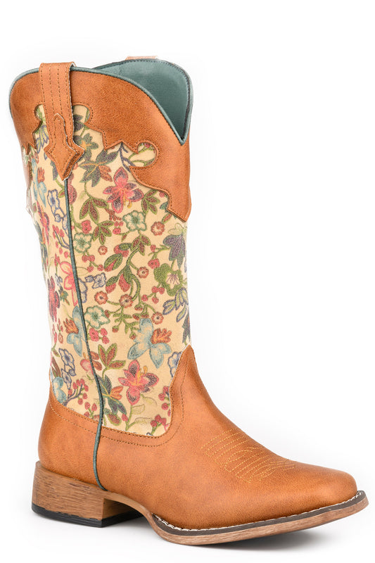 Roper Womens Roper Multi Colored Meadows Boots