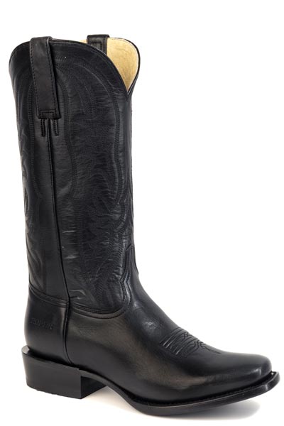 Roper Womens Roper Black Leather Vamp  Shaft Hailee Boots